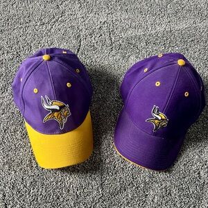 NFL Minnesota Vikings Purple and Gold Hat Bundle